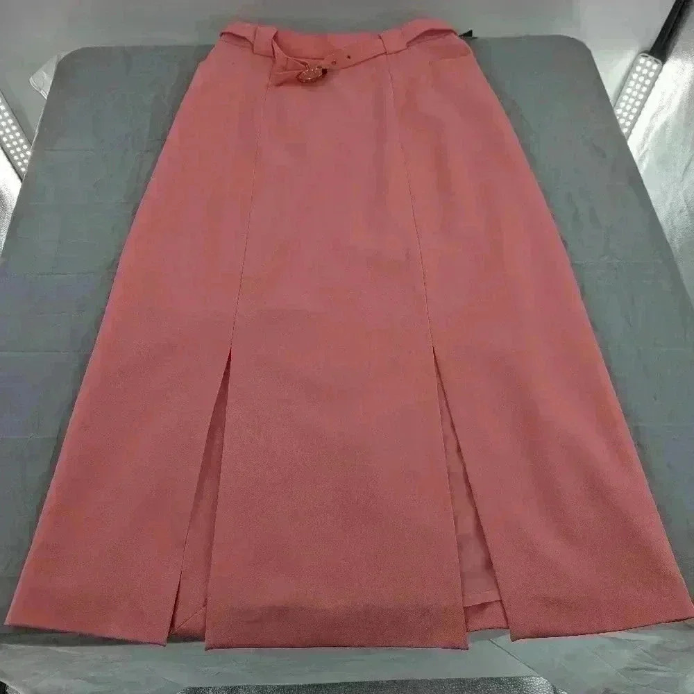 harve benard by benard holtzman Size 12 Peach NWT Stretch Skirt Ladybug
